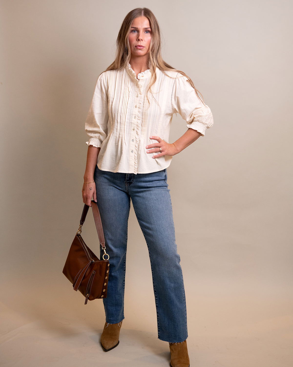 Veda Button Down