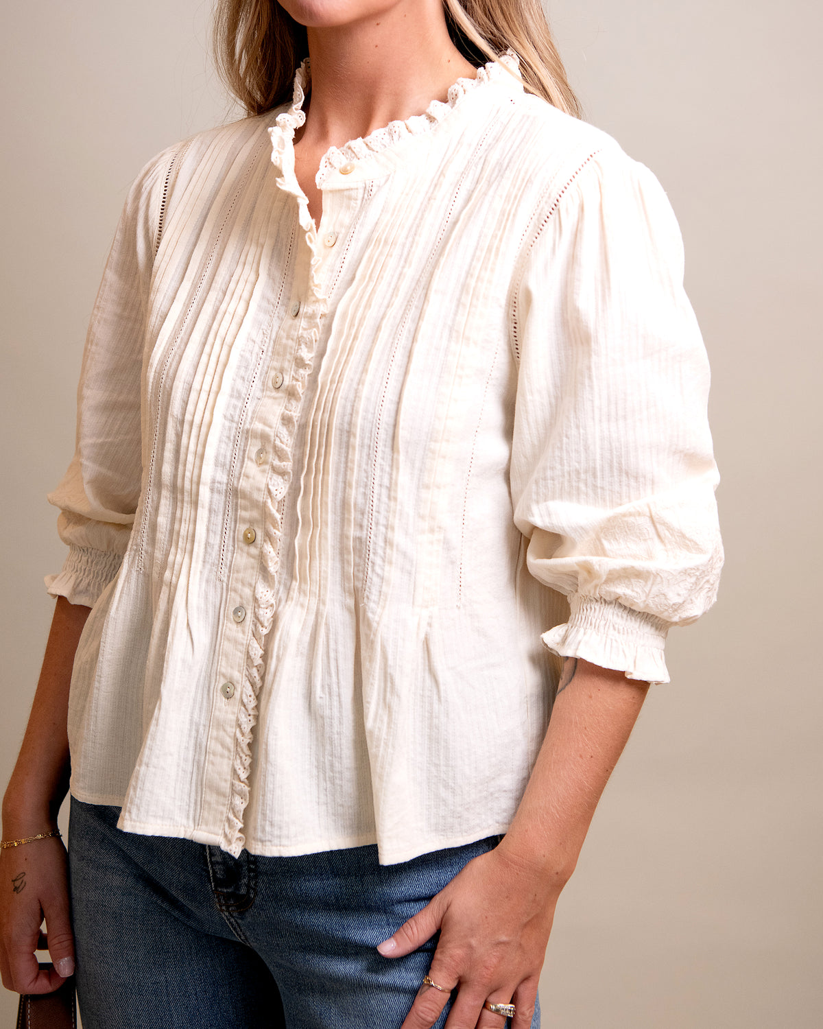 Veda Button Down