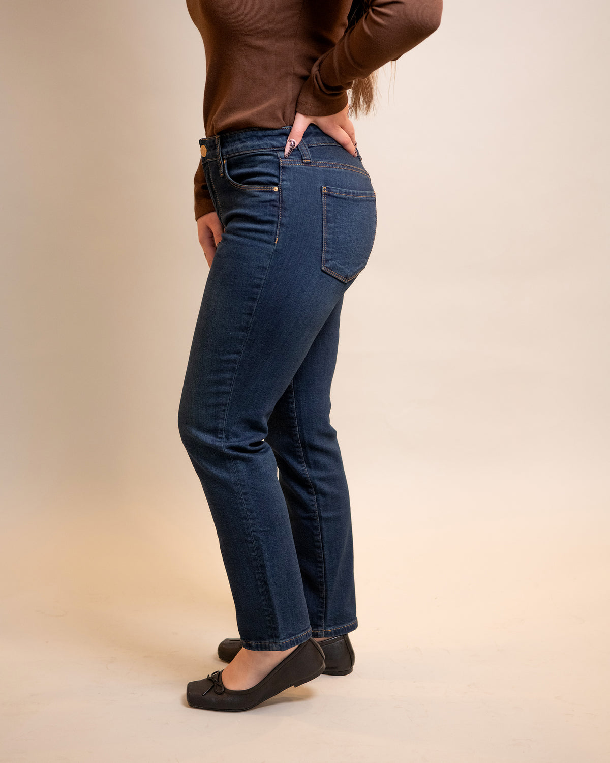 Reese Ankle Straight Denim
