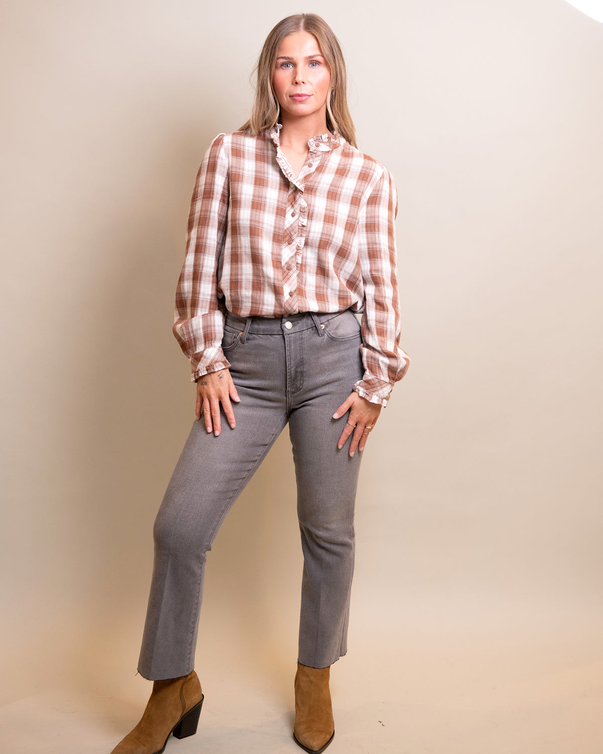 Jeanne Mid Rise Flare