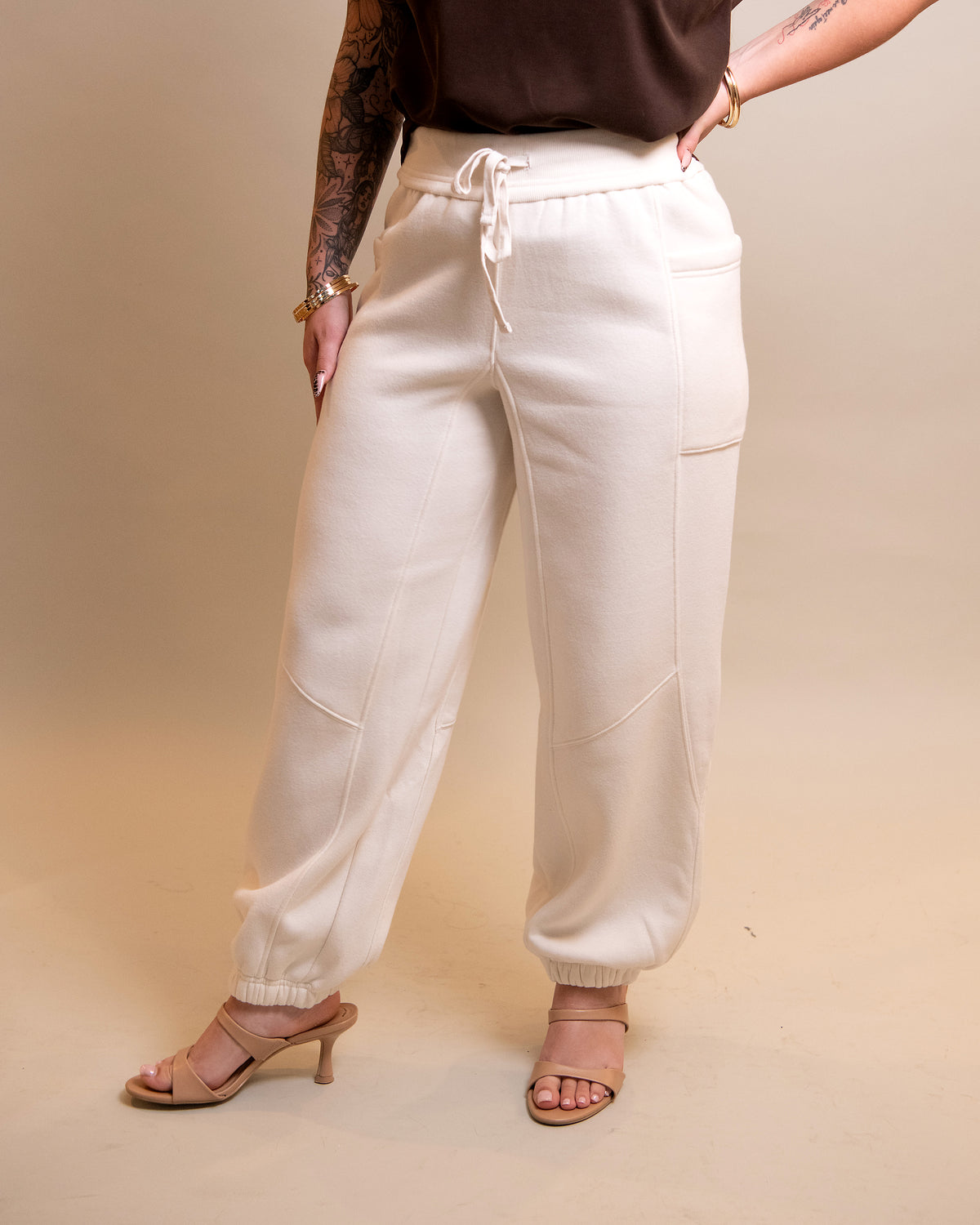 Fleeced Terry Flow Jogger
