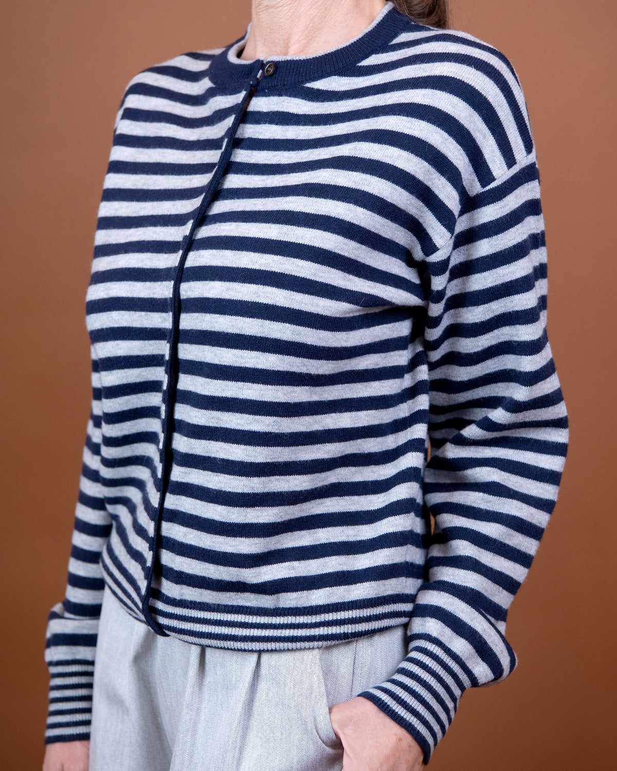 Isabella Striped Cardigan