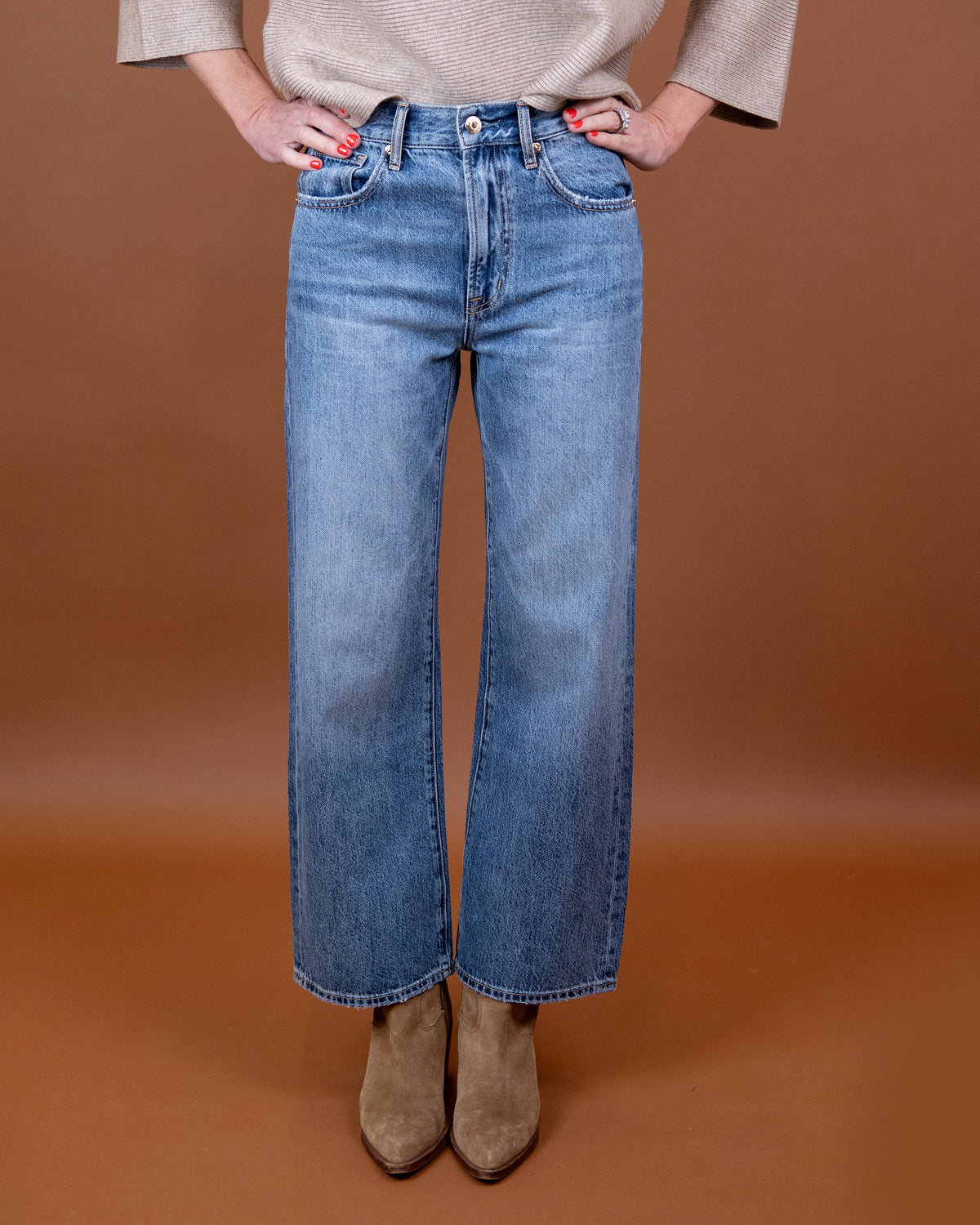 Larsen Ankle Flare Denim