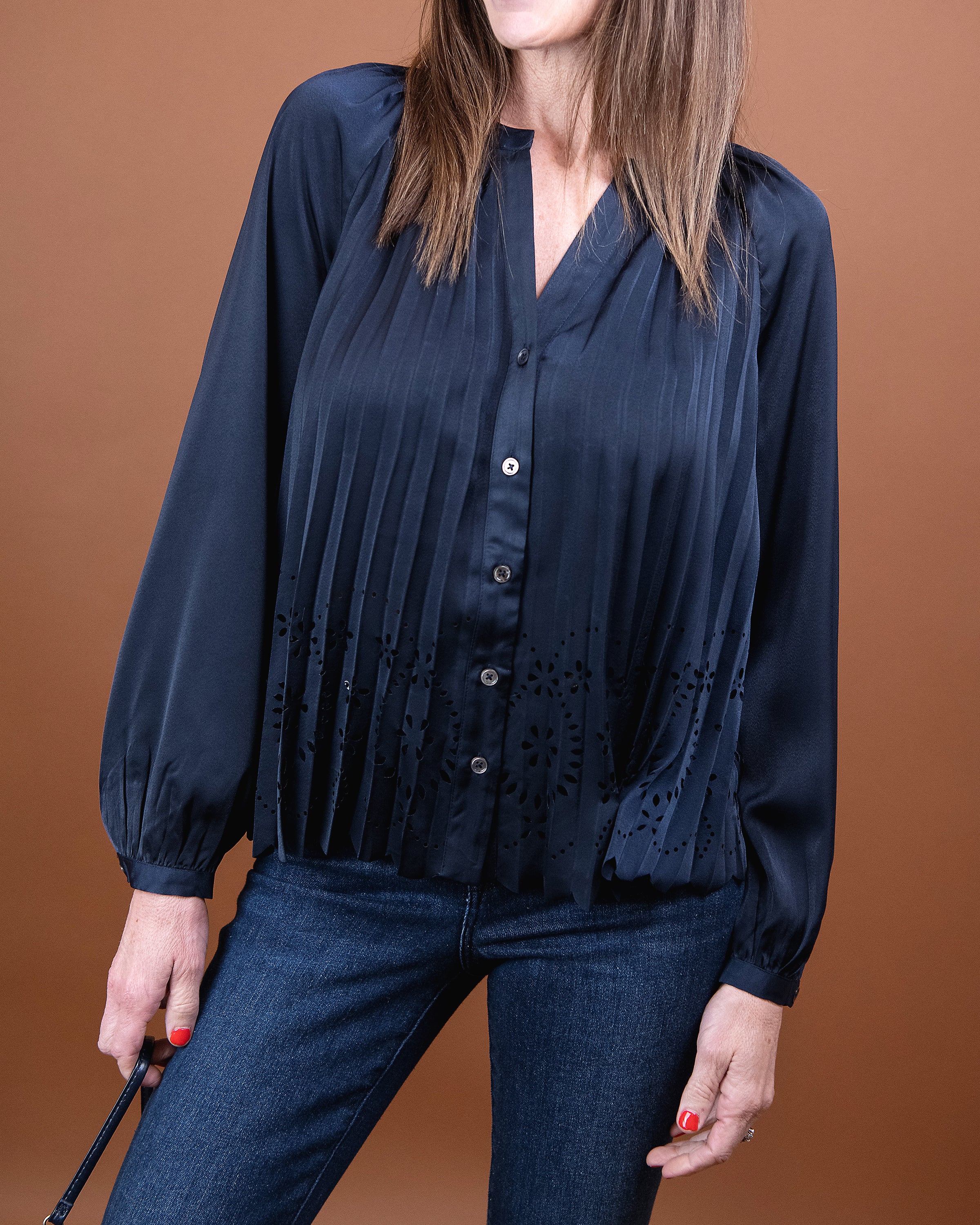 Katherine Pleated Blouse