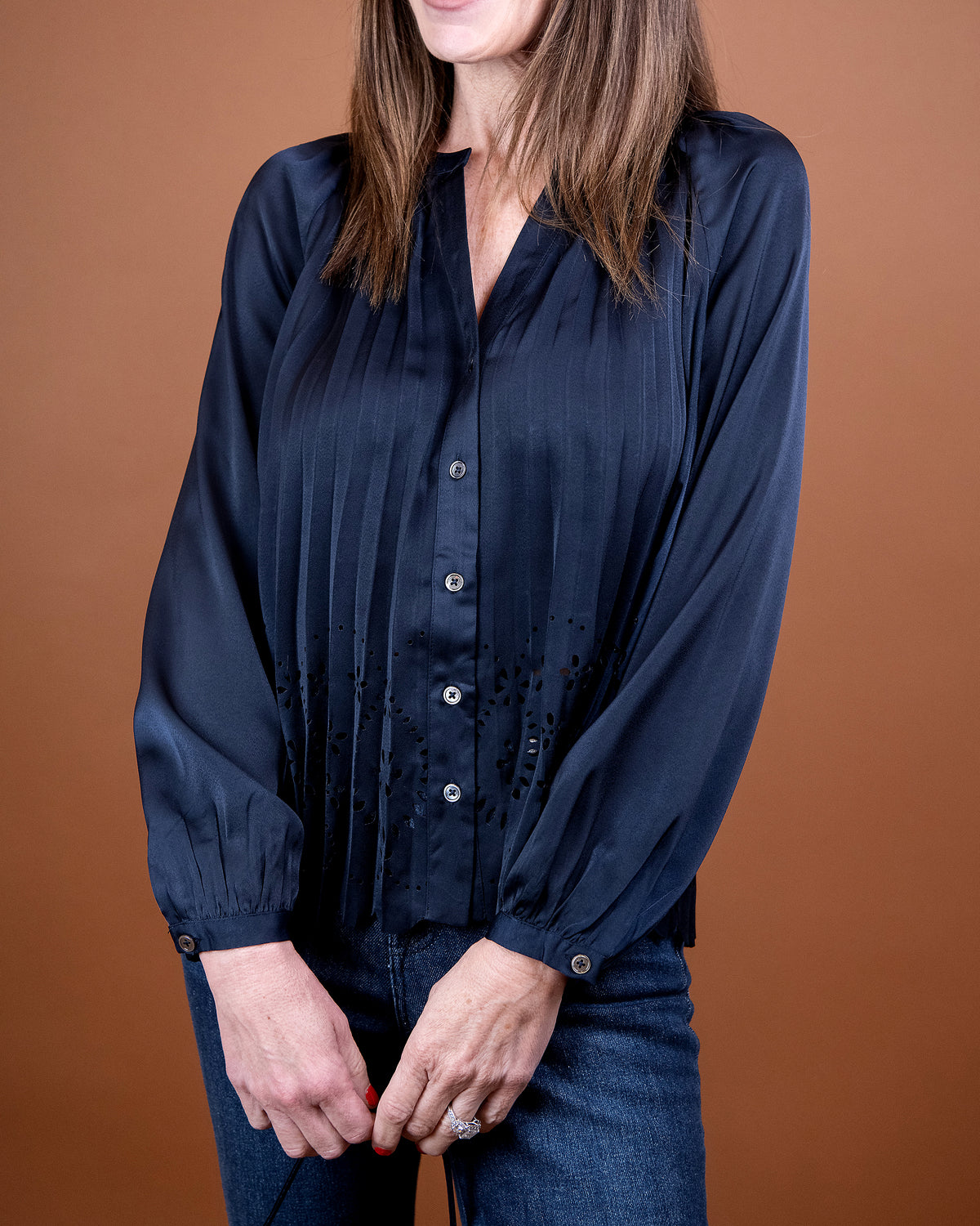 Katherine Pleated Blouse