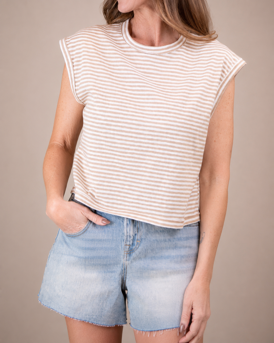 Misty Striped Top