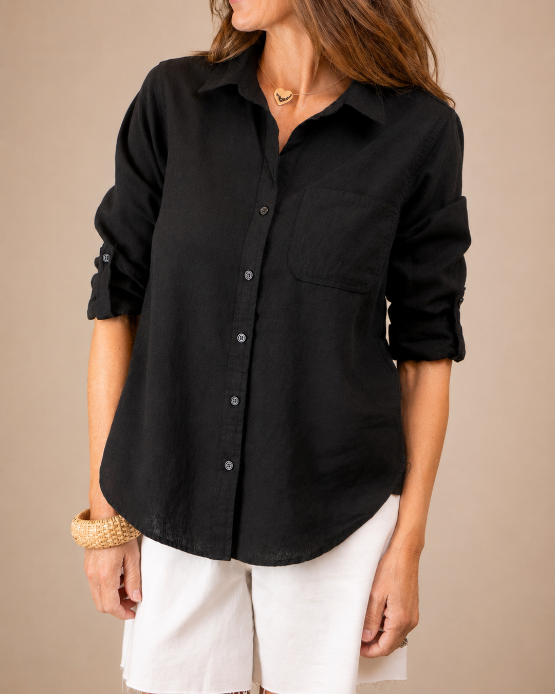 Elisa Button Down