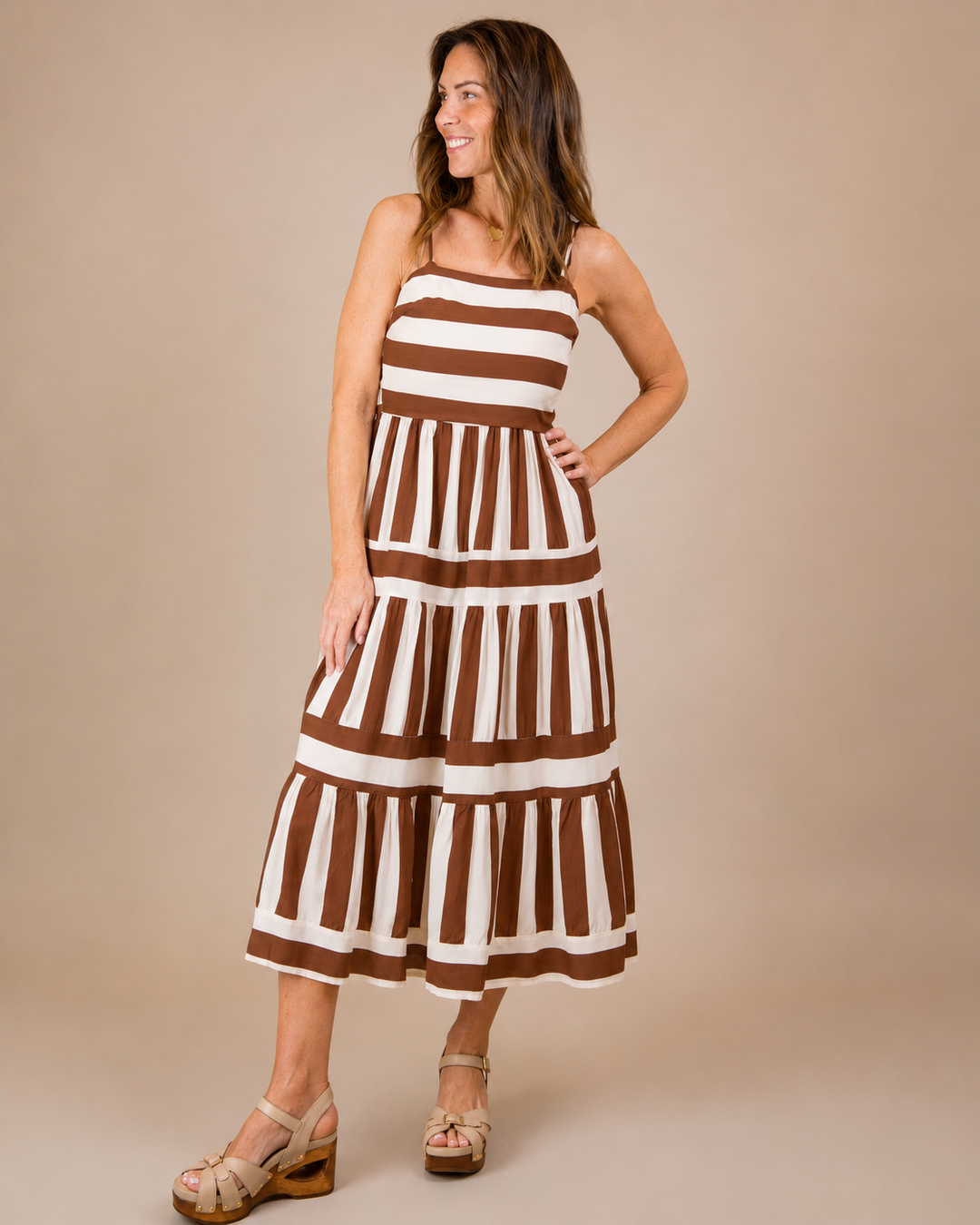 Lina Striped Dress