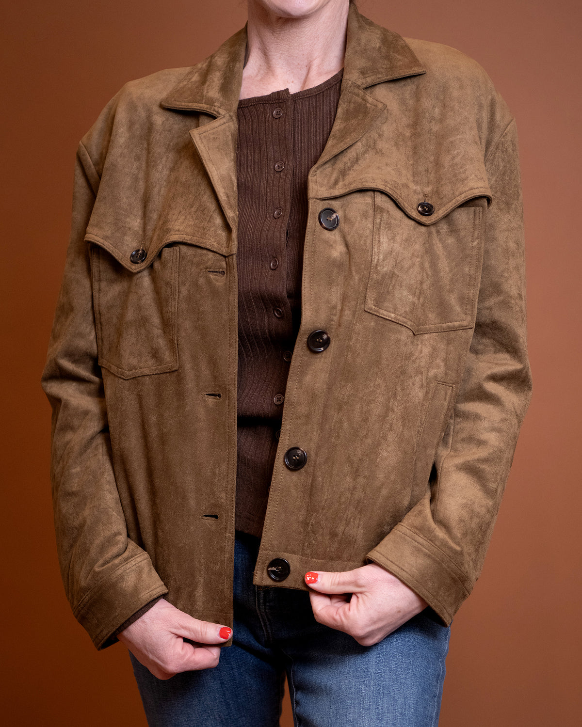 Henry Faux Suede Jacket