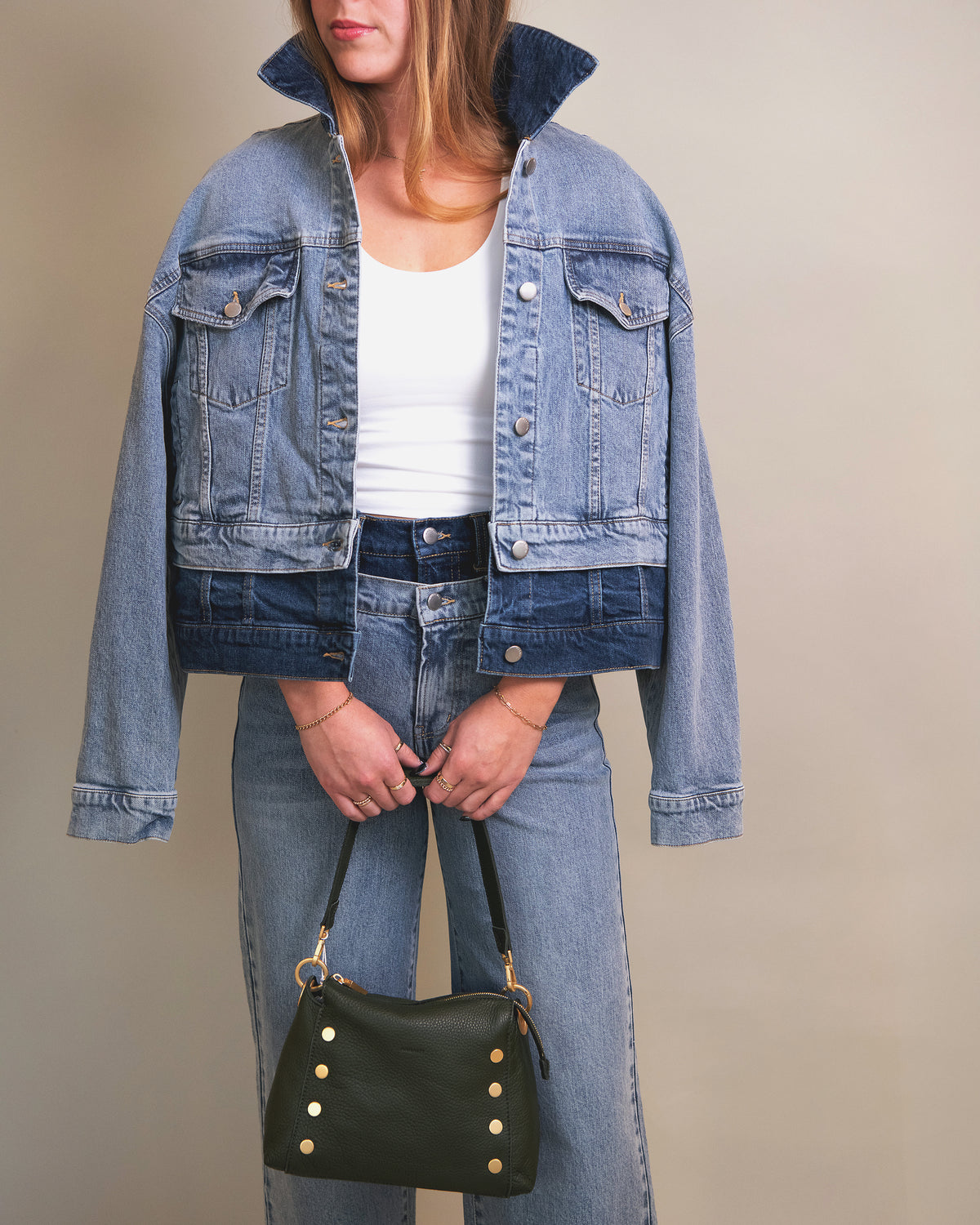 Gemma Double Denim Wide Leg