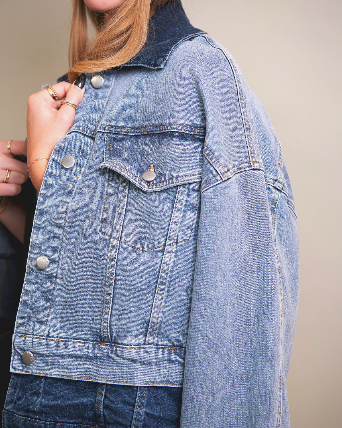 Double Denim Trucker Jacket