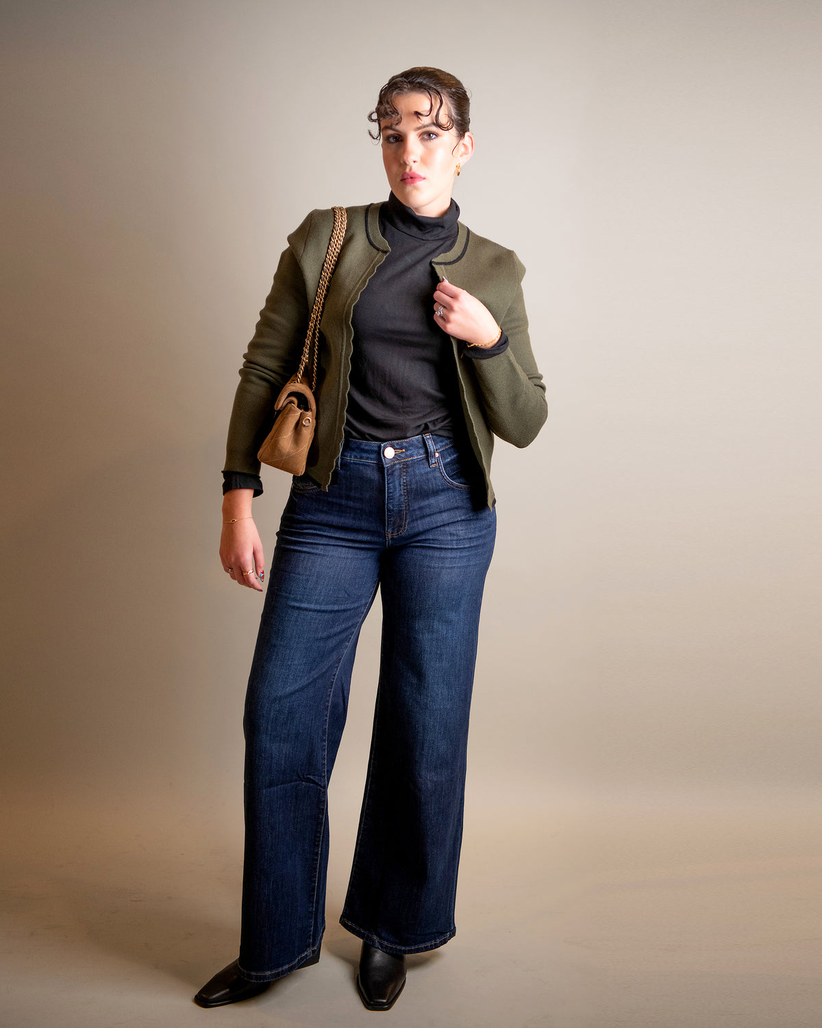 Zoellie Scalloped Edge Cardigan