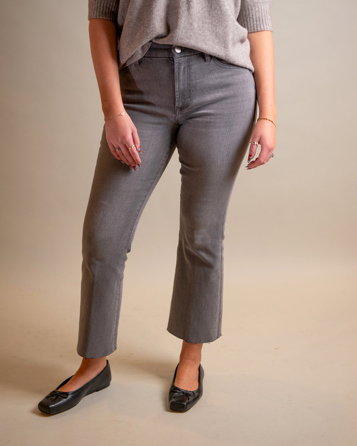 Jeanne Mid Rise Flare