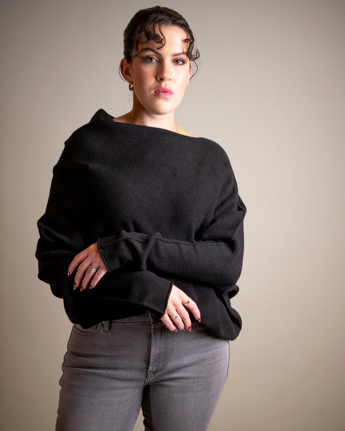 Marcie Asymmetrical Sweater