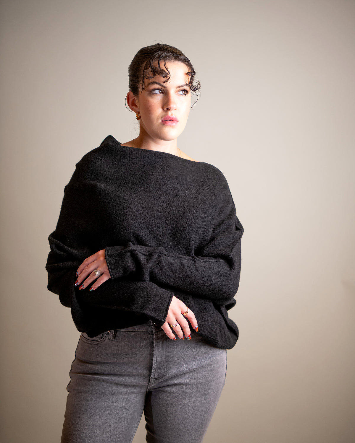 Marcie Asymmetrical Sweater