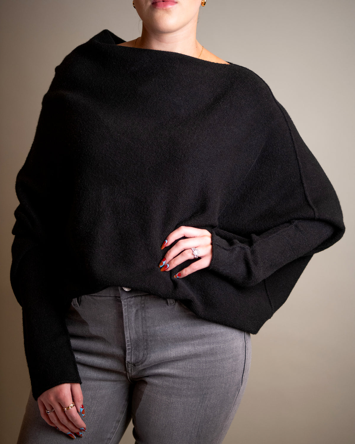Marcie Asymmetrical Sweater