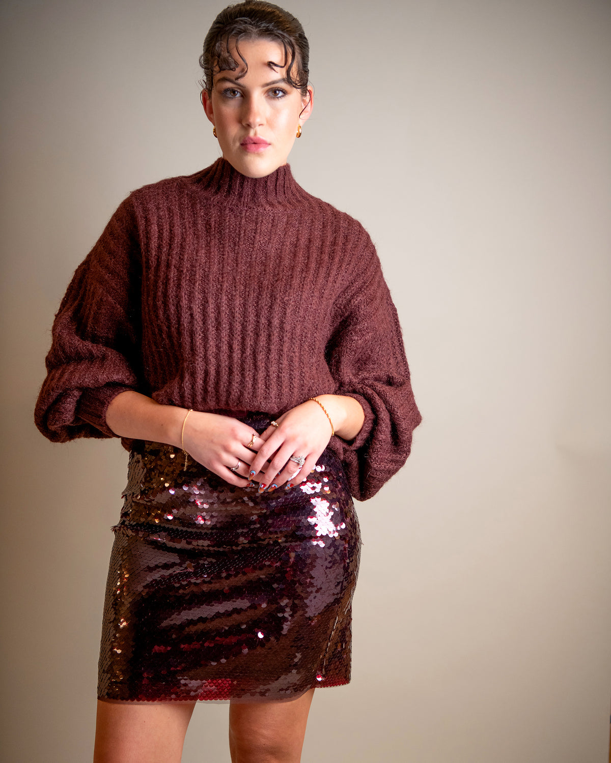 Betty Sequin Skirt