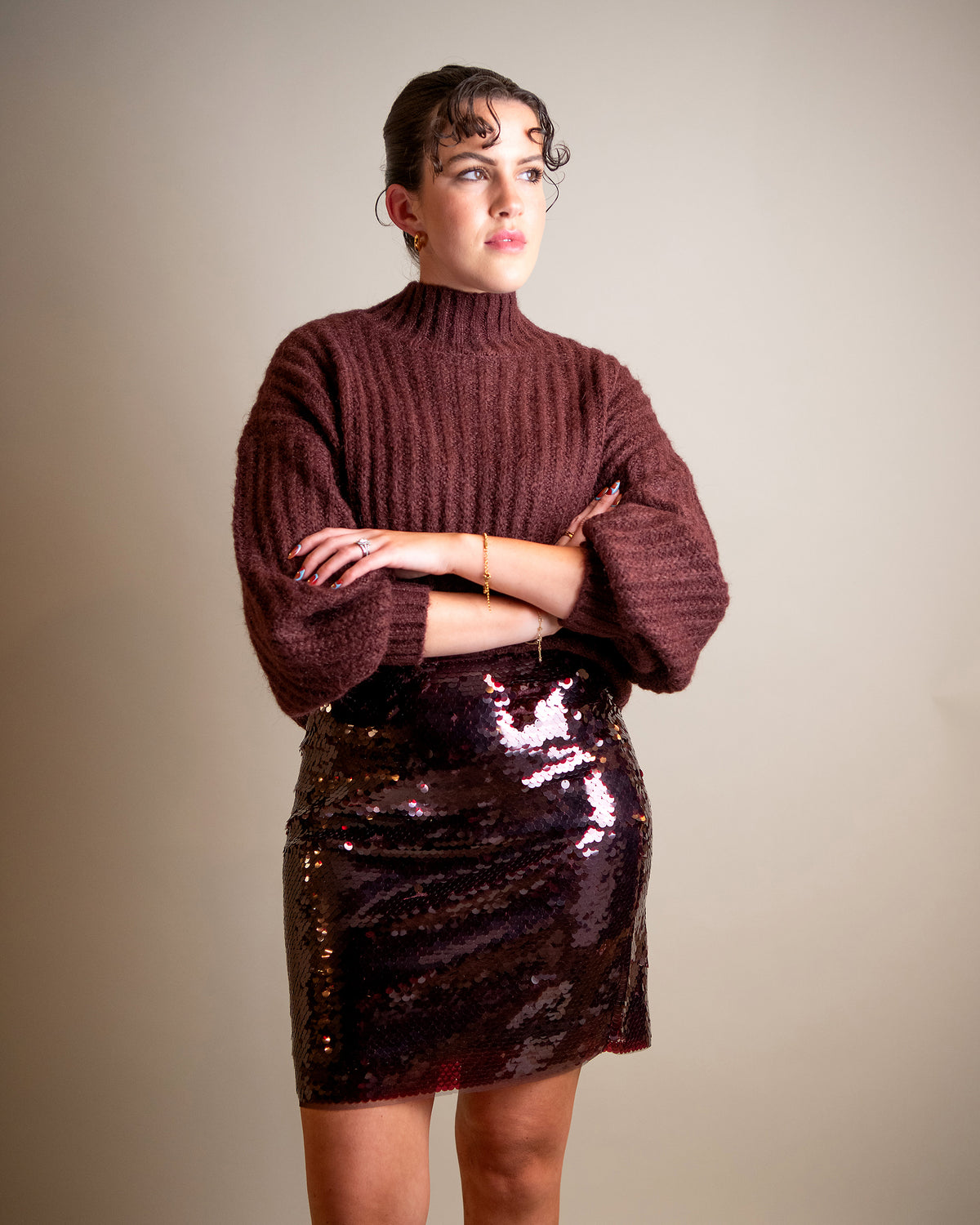 Betty Sequin Skirt