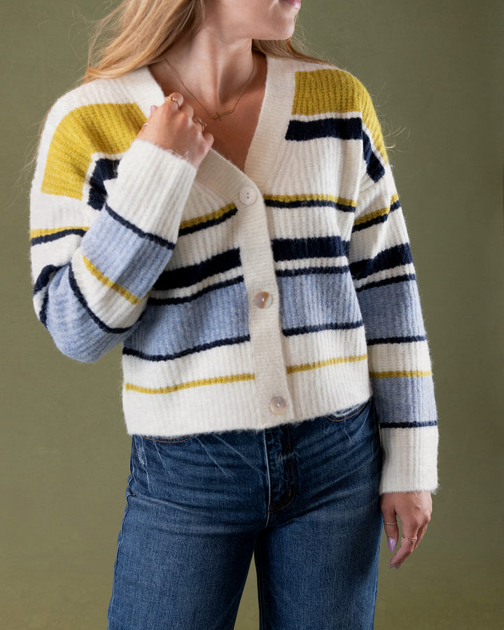 Sasha Striped Cardigan