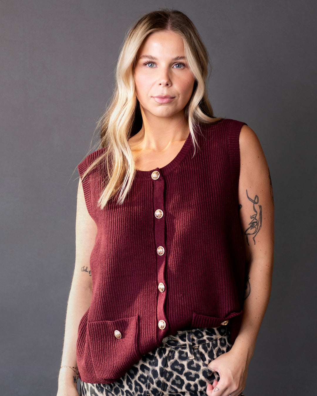 Aliya Sweater Vest