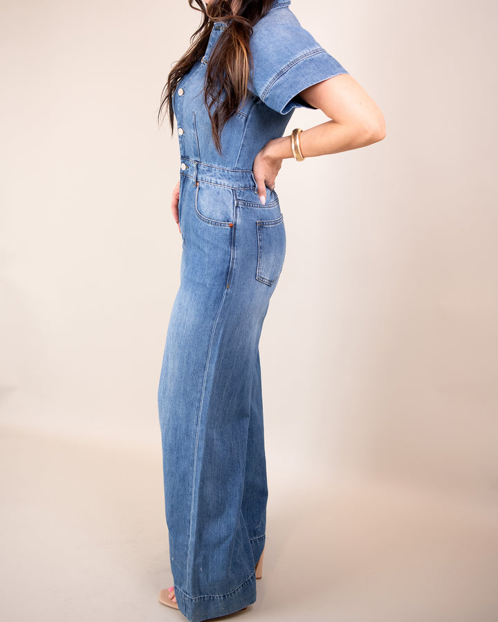 Relaxed Flare Jumpsuit