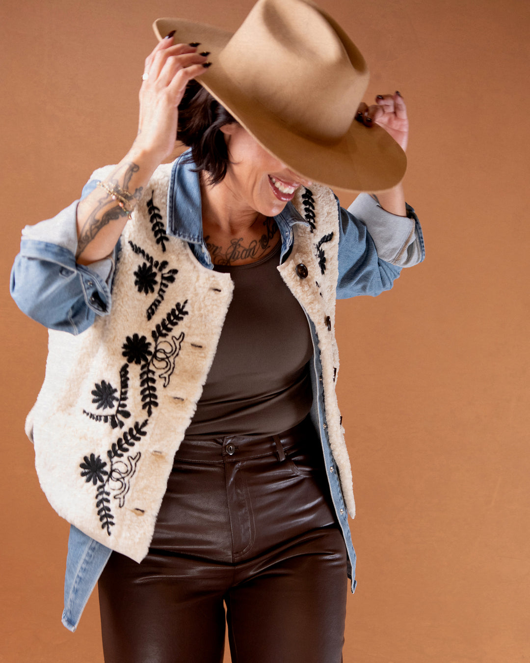 Adelaide Embroidered Vest