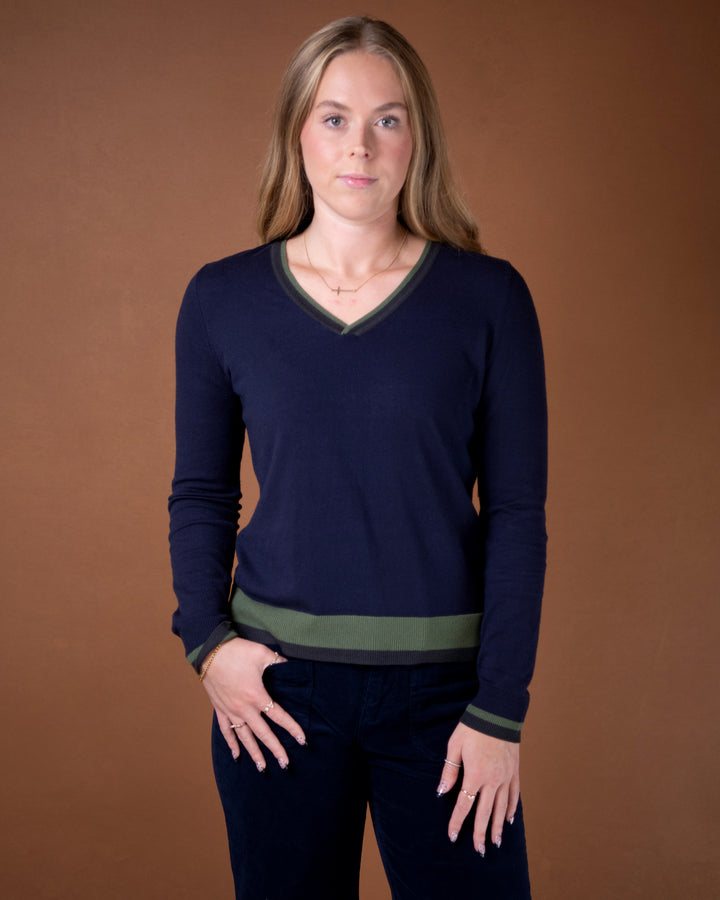 Sarah Colorblock Sweater