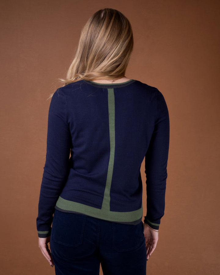 Sarah Colorblock Sweater