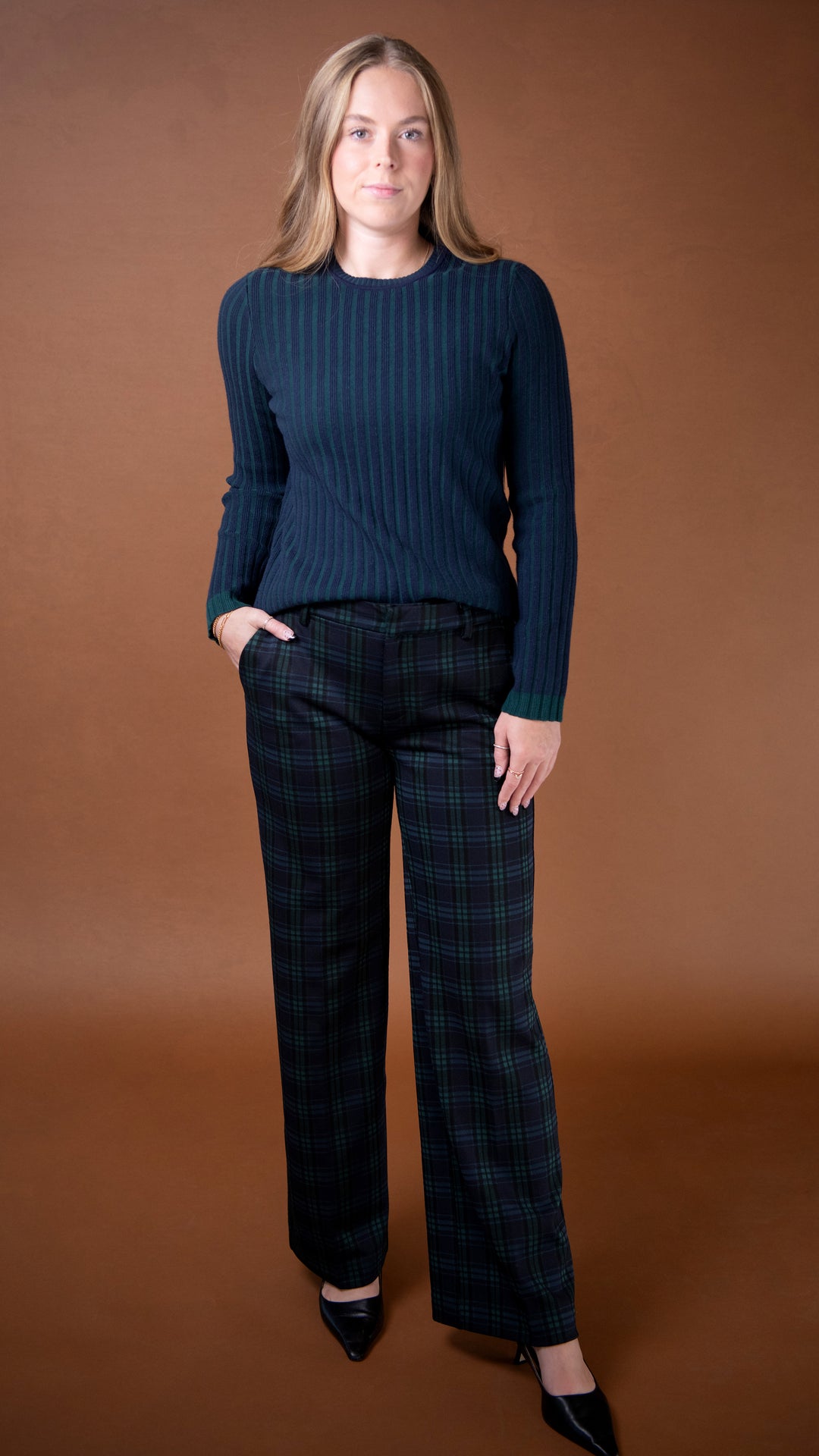 Kelsey Plaid Wide Leg