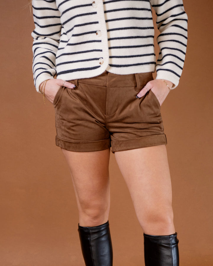 Hampton Faux Suede Short