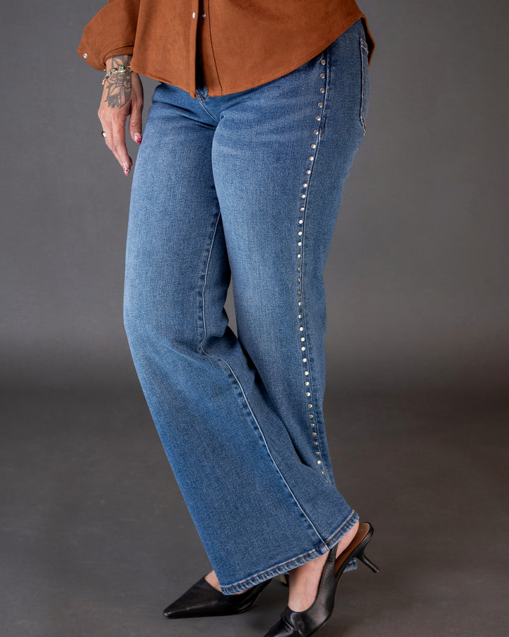 Micah Studded Denim