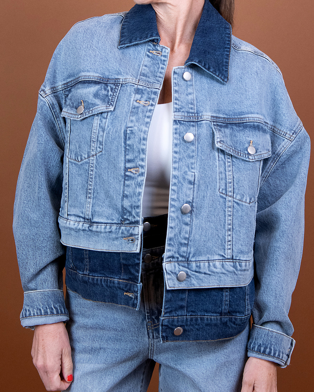 Double Denim Trucker Jacket
