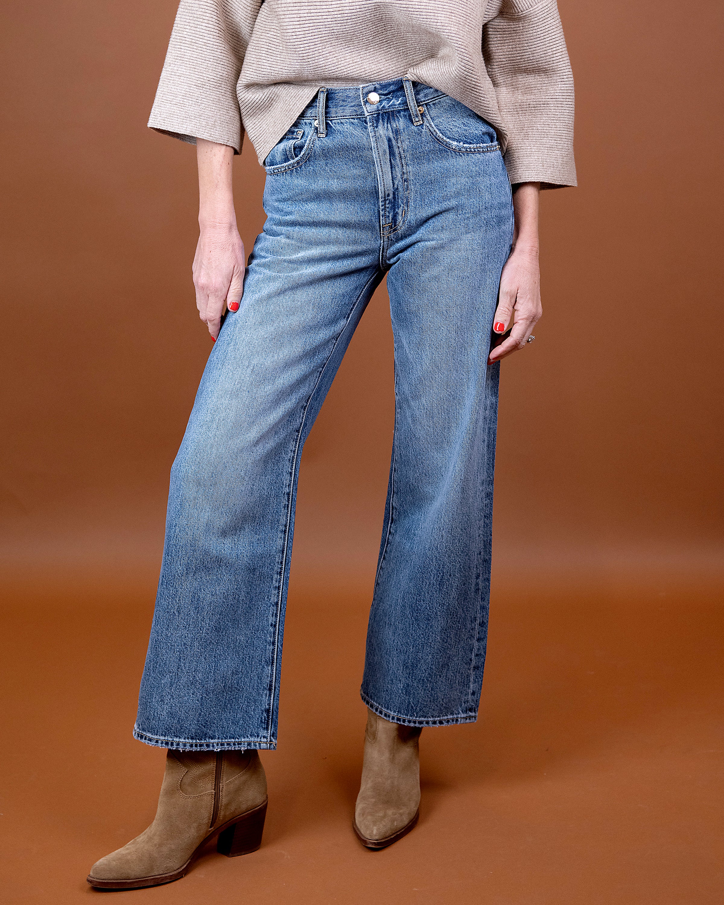 Larsen Ankle Flare Denim