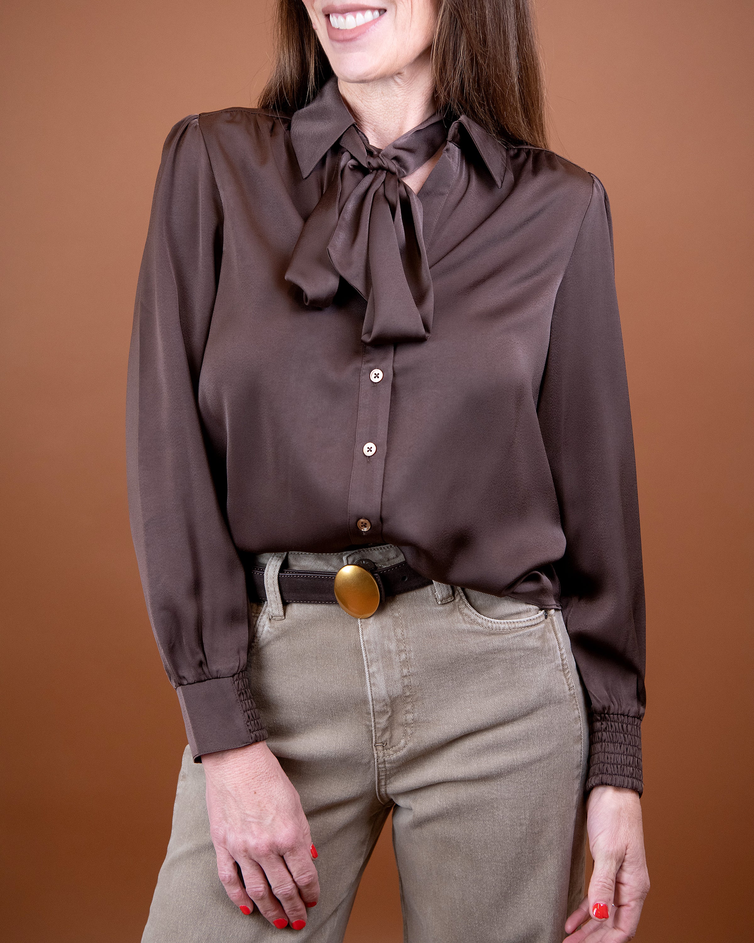 Amelia Satin Top