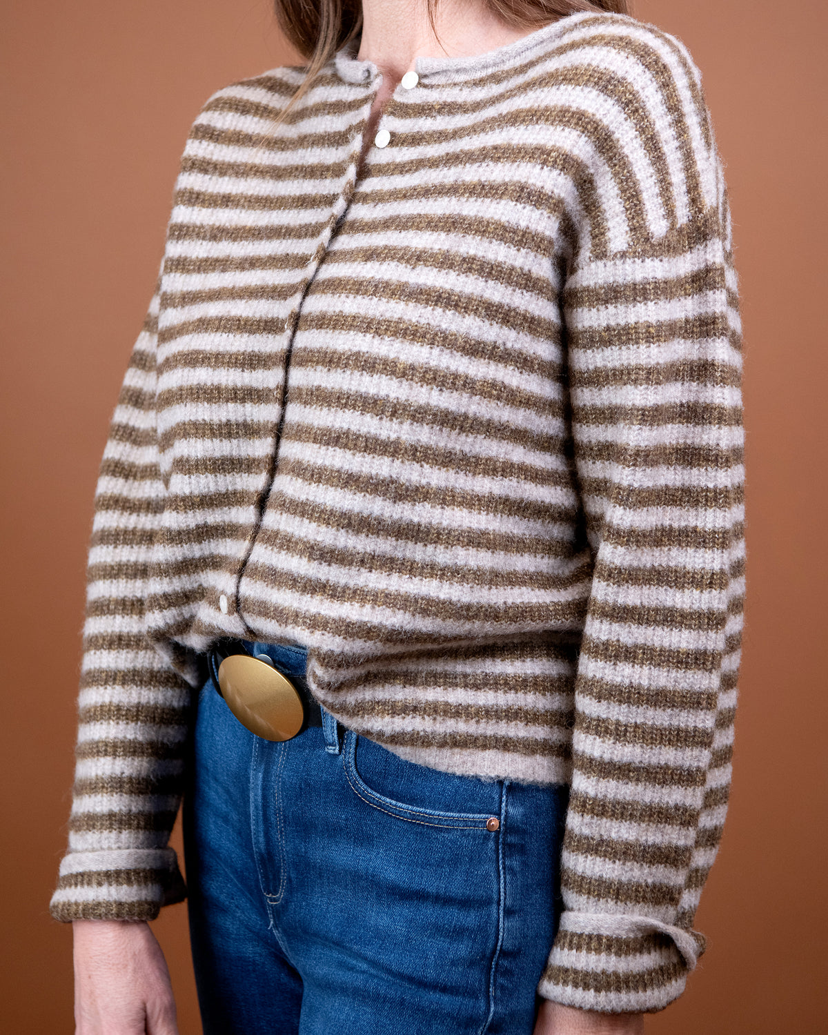 Caroline Striped Cardigan